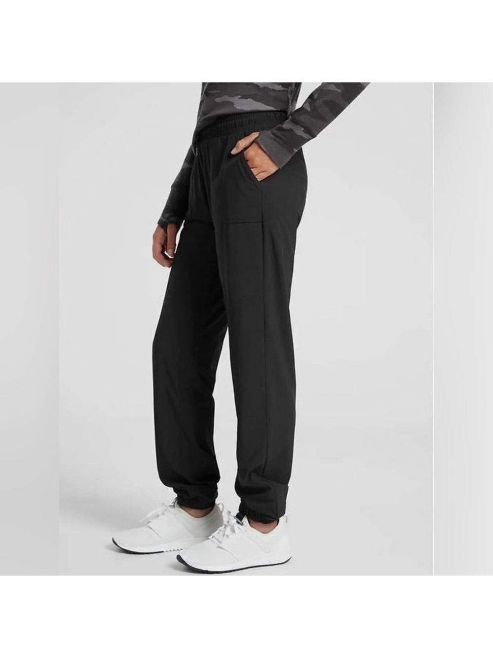 Athleta Girl Lined High Jump Jogger Navy Size Medium - Picture 10 of 10